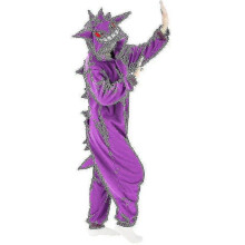 (M) Gengar Costume Full Body Pajamas Halloween Christmas One-piece Kigurumi For Men Women