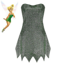 (M) Pixie Tinker Bell Halloween Princess Cosplay Dress Tinkerbell Costume Wxcteam