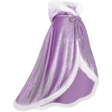 (140cm, Purple) Reversible Cape For Adults And Kids, Easter Halloween Christmas Cloak Fancy Dress Vampire Witch Wizard Role Play Cloak