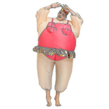 (1114) Halloween Cosplay Inflatable Costumes Funny Fancy Party Ballerina Dress Birthday Gifts Show Ballet Dance Suit High Quality-YH