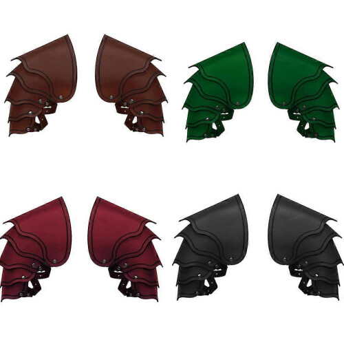 (Green) Men Shoulder Armor Steampunk Armor for Halloween Cosplay 2
