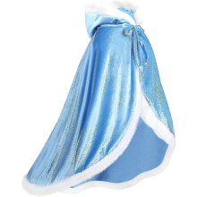(130cm, Blue) Reversible Cape For Adults And Kids, Easter Halloween Christmas Cloak Fancy Dress Vampire Witch Wizard Role Play Cloak