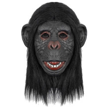 (Style 5) Halloween Orangutan Headgear Orangutan Head Covers Full Head Orangutan Mask for Adult Halloween Dress up Masquerade Style 11
