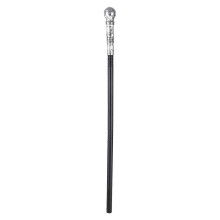 (silver round head) King Cobras Pimp Cane Egyptian Style Staff Scepter for Emperors Halloween Cosplay Costume Accessory Props King Scepter bronze toe