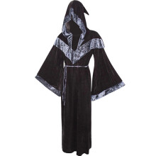 (METRO) Capa con capucha unisex Capa con capucha Capa de Halloween y Navidad Capa de vampiros y brujas Disfraz de cosplay Bata con capucha Talla S