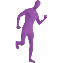 (150, Orange) Full Body Costume,Super Stretch Suit Great for DIY Party Outfit , Halloween, Cosplay, Fancy Dress , For Men Women