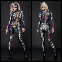 (M) Steampunk Skeleton Costume - Ideal for Halloween & Christmas Cosplay_Special Gift