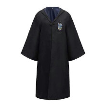 (M, Ravenclaw Magic Robe) Halloween Premium Cosplay Robe Costume Hooded Dress Adult Unisex Costume - JA