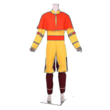 (M) Costumi Airbender Aang Outfit Cosplay Halloween Carnevale Suit - JA