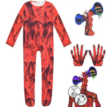 (130 cm, Rojo) Juego de terror de Halloween 2026 Siren Head Disfraz de Siren Head verde Cosplay One Piece vxz