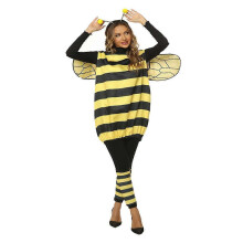 (XXL, Gelb-Adult) Bienenkostüm-Set für Halloween, Bienen-Cosplay-Kostüm, Käferkostüm-Accessoires für Kinder und Erwachsene
