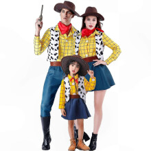 (L, Frau) Western-Cowboy-Sheriff-Kostümset für Halloween-Cosplay und Bühnenauftritte – Unisex-Kostüm für Partys und Events
