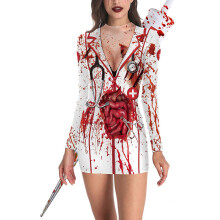 (L, WB143003) Sexy Nurse Costume for Womens Nurse Uniform Halloween Costumes Cosplay Lingerie Outfits Nurse Game Role WB143003 S