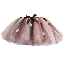 (M, A) Halloween elandkostuumset met elandrok, kerstkostuum, hoofdband met elandoren en tutu-rok, voor een meisjesverjaardag.