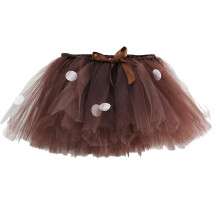 (M, B) Halloween elandkostuumset met elandrok, kerstkostuum, hoofdband met elandoren en tutu-rok, voor een meisjesverjaardag.