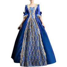 (XX-Large, Z2-blue) Halloween Renissance Dresses Women's Dress Plus Size Medieval Ball Gowns Halloween Costumes for Women Victorian Dress