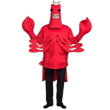 (One size fits all, lobster) Funny Marine Life Shrimp And Crab Costume For Cosplay, Halloween Party