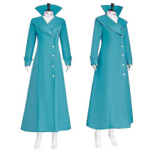 (XXXL, 5) Costume cosplay di Lucy di Cattivissimo Me, abito di Gru, costume da Minion per Halloween, convention, spettacolo, giacca e sciarpa.
