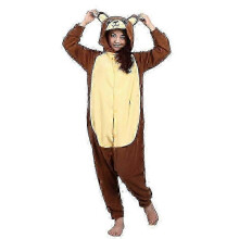 (XXL, Braun) Kigurumi-Einteiler-Pyjama, Unisex-Tierkostüm für Halloween-Partys - DSW