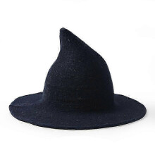 (Cyan) Witch Hat Wizard Hat Halloween Costume For Women Halloween Cosplay Costumes