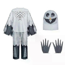 (140) Waldhirschkostüm 2026 mit Eulenmaske und Handschuhen für Halloween-Cosplay