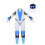 (110 cm) Astro Bot Cosmic Robot Cosplay Halloween Kostüm 4