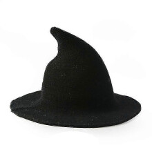 (Black) Witch Hat Wizard Hat Halloween Costume For Women Halloween Cosplay Costumes