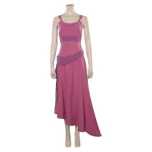 (L, Damesmaat) Anime Hercules Megara Hades Cosplay Kostuum Jurk Mantel voor Volwassenen Mannen Vrouwen Outfits Halloween Carnaval Feest Verkleedpak