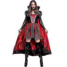 (M) Halloween-Hexenkostüm für Damen, Schminkball, Vampir- und Zombie-Kostüme
