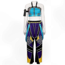(XL) Costume da cacciatrice di demoni in stile K-Pop per donne, ideale per feste di Halloween, taglie S-XXL