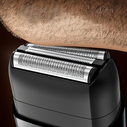 Mini rasoio elettrico portatile da uomo con display digitale a LED 2