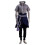 (M, Ritssluiting) Naruto Uchiha Sasuke cosplay Halloween anime performance kostuum 1