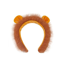 (Simba lion headband) Halloween Costume Face Sticker Headband Tail Skirt for Kid Adult
