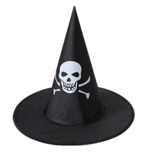 (Skeleton witch hat) Halloween Witch Hats for Women, Witch Hat Costume for Halloween Masquerade