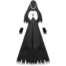 (M) S-XXXL Europäisches und amerikanisches Halloween-Zombie-Nonnenkostüm Cosplay Rollenspiel-Zombiekostüm