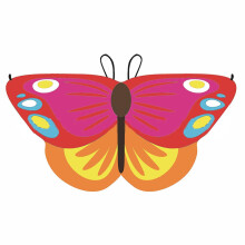 (rose orange) Children Butterfly Cape Wing Fancy Dress for Party Cosplays Butterfly Wing Costume, Rainbow Butterfly Shawl Wing Cloak blue green