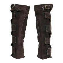 (A) Pirate Boots Covers Medieval Leg Covers Halloween Cosplay Costume Leg Guards