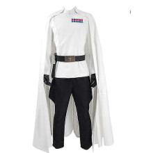 (XXL) Halloween-Komplettset für Herren: Orson Krennic Mantel und Hose, Einteiler