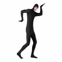 (M, Zwart) Unisex spandexpak voor het hele lichaam, perfect voor Halloween, cosplay en verkleedfeestjes.