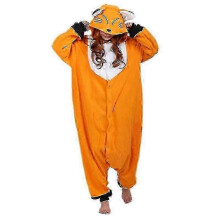 (M, Orange) Kigurumi-Einteiler-Pyjama, Unisex-Tierkostüm für Halloween-Partys - DSW