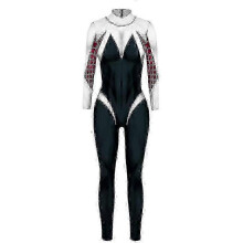 (S, 3 Gwen) Spiderman Cosplay Dames Sexy Zentai Pak Spandex Bodysuit Superheld Spiderman Kostuum Halloween Carnaval Verkleedpak Jumpsuit