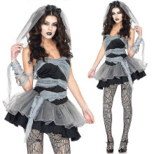 (XL) Halloween-Vampir-Cosplay-Kostüme für Frauen, Zombie-Teufel-Party-Auftritt