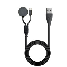 Caricatore 2 in 1 per Samsung Galaxy Watch e telefoni