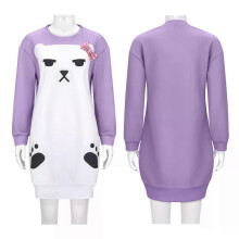 (XXL, A) Demon Hunters Mira Zoe Rumi Pyjama Cosplay Kostüm Anime Mädchen Lila Pyjama Gelber Kapuzenpullover Halloween Uniform Set