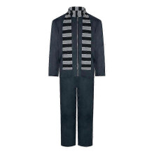 (S, 1) Costume cosplay di Lucy di Cattivissimo Me, abito di Gru, costume da Minion per Halloween, convention, spettacolo, giacca e sciarpa.