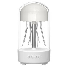 Lámpara con Forma de Medusa, Altavoz , Luz Nocturna USB para Dormitorio, Luz Ambiental Protectora para los Ojos, Pequeña, Siete Colores
