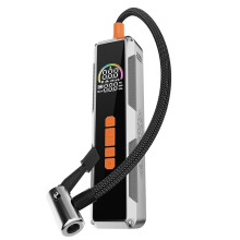 Jump with Air Compressor, 150PSI Portable Tire Inflator 12V Car Battery , Power Bank, LED, Auto-Shutoff