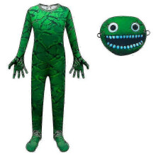 (130 cm, B) Garten Of Banban Costume Green Jumbo Josh Monster Cosplay Horror Game Figure Clothing For Halloween Kids Birthday Gifts Y