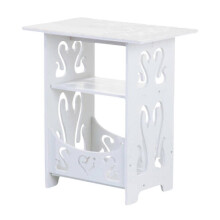 Small Farmhouse Sofa Side Table End Table for Bedroom Bedside