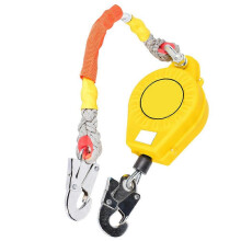 9ft Self-Retracting Lanyard Fall Arrester Fall Protection Alloy Steel Hook Steel Wire Rope
